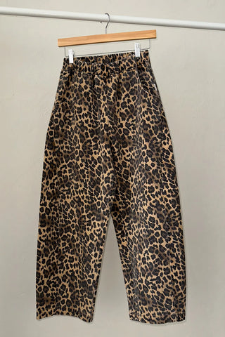 Arc Cotton Pant in Leopard
