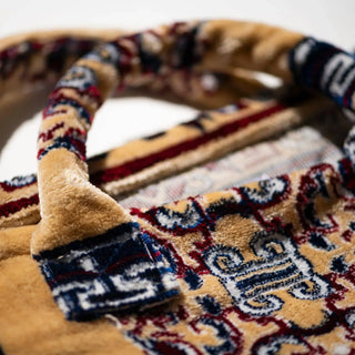 Carpet Tote Bag in Mustard