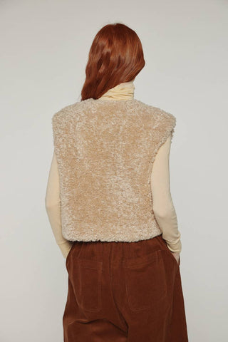 Reversible Sherpa Wool Vest