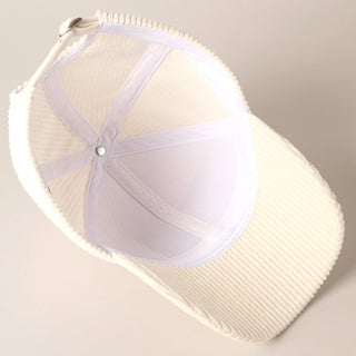 Howdy Darling Corduroy Baseball Hat