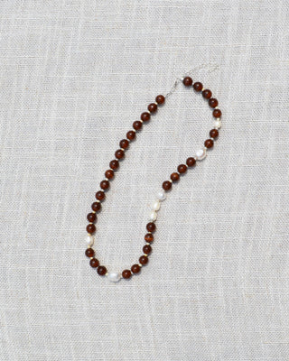Coffee Pearl Necklace