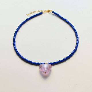 Dolly Heart Bead Necklace