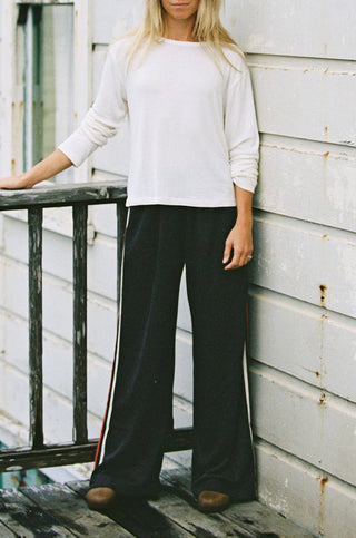 The Cozy Tee in Cream