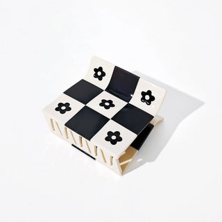 Daisy Patchwork Claw Clip