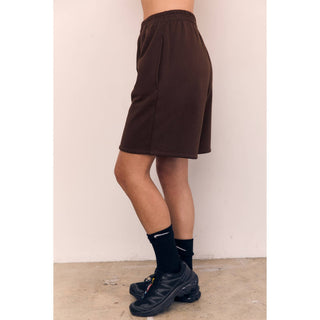Mid Length Bermuda Shorts in Mocha