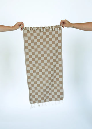 Check Turkish Hand Towel