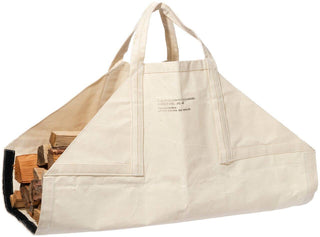 Firewood Carrier in Cream