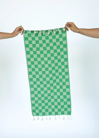 Check Turkish Hand Towel