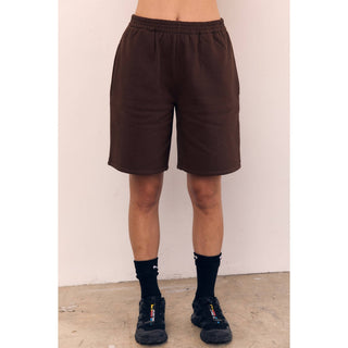 Mid Length Bermuda Shorts in Mocha