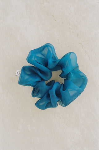 Silk Organza Plant Dyed Scrunchie