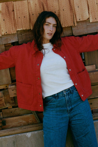 Ramona Jacket in Cherry