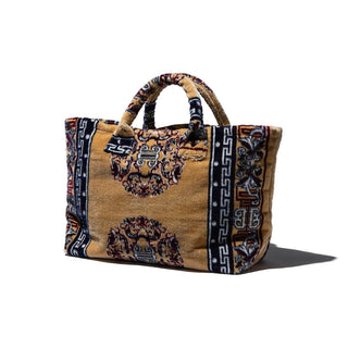 Carpet Tote Bag in Mustard