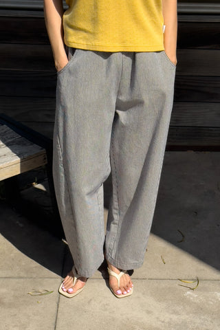 Arc Cotton Pant in Blue Stripe