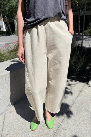Arc Cotton Pant in Natural