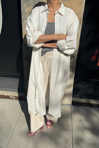Artist Long Shirt in White
