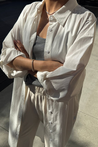 Artist Long Shirt in White
