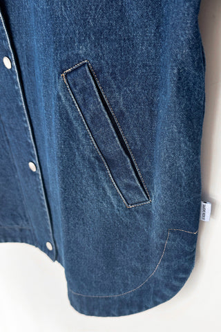 Blair Cotton Jacket in Blue Denim