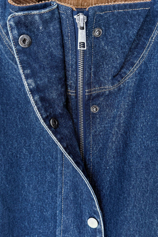 Blair Cotton Jacket in Blue Denim