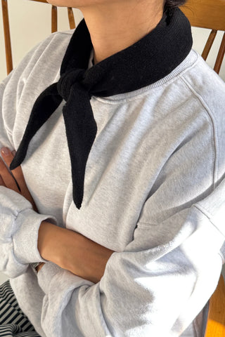 Cashmere Bandana in Black