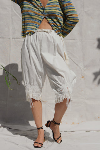 Victorian Cotton Pintuck Eyelet Bloomers