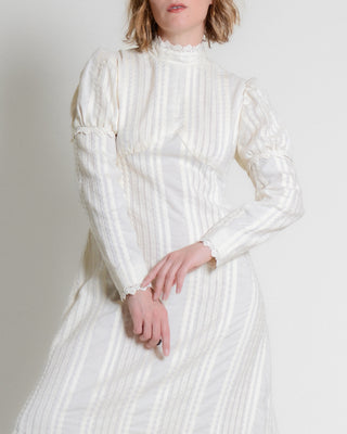 Ivory 70s Prairie Eyelet Maxi