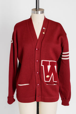 Mike's 1971 Oxblood Wool Varsity Sweater