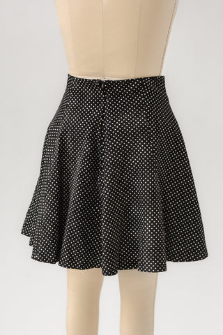 Wilson Suede Polka Dot Skirt