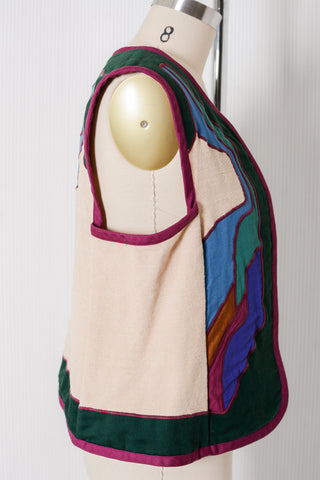 G Girvin Jewel Tone Reversible Vest