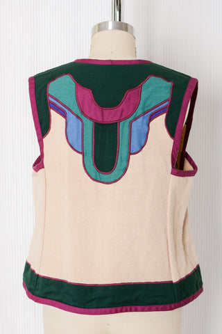 G Girvin Jewel Tone Reversible Vest