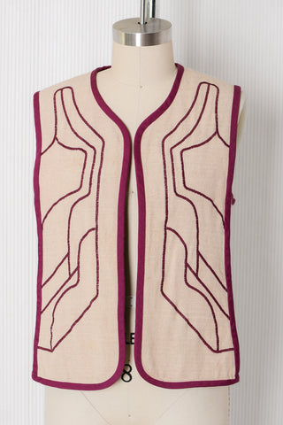 G Girvin Jewel Tone Reversible Vest