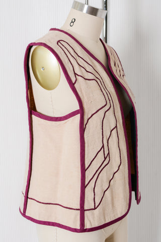 G Girvin Jewel Tone Reversible Vest