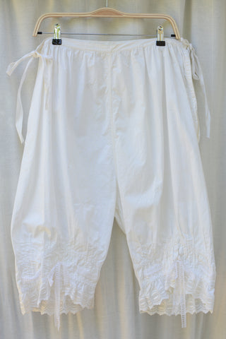 Victorian Cotton Pintuck Eyelet Bloomers