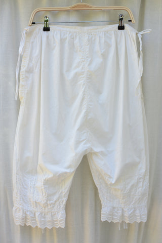 Victorian Cotton Pintuck Eyelet Bloomers