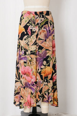 Chico's Beaded Floral Maxi Skirt
