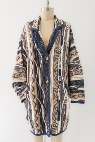Badass Coogi-style Textured Sweater