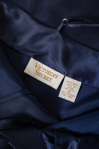 Victoria's Secret Navy Silk Bias Slip