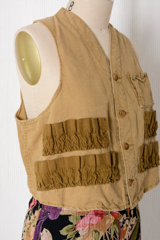 Sears Mustard Canvas Fisherman Vest
