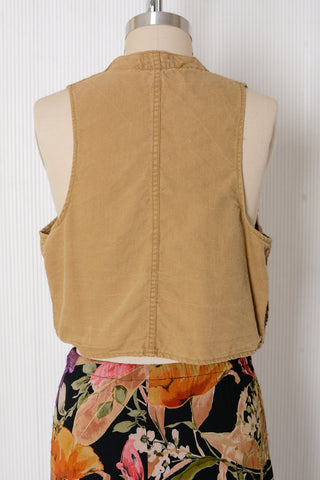 Sears Mustard Canvas Fisherman Vest