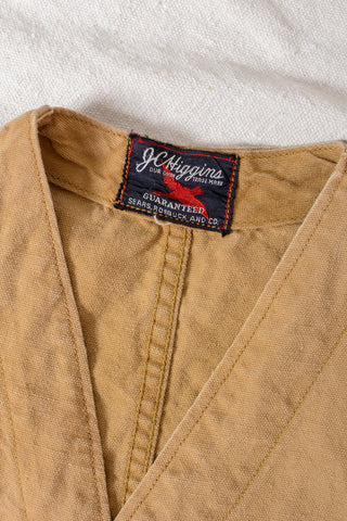 Sears Mustard Canvas Fisherman Vest