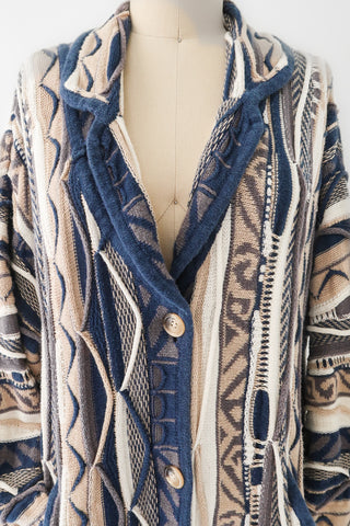 Badass Coogi-style Textured Sweater