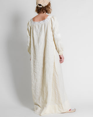 Sweet 70s Eyelet Crochet Lace Maxi