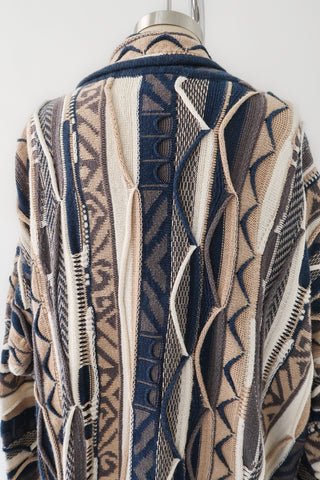 Badass Coogi-style Textured Sweater