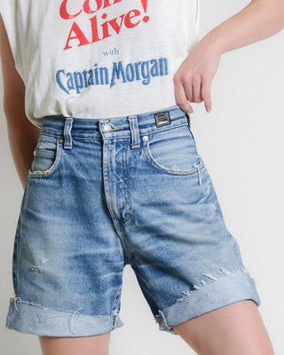 Designer Mid Rise Denim Cut Off Shorts ~ 33W