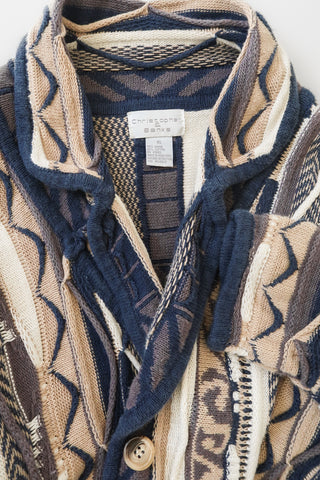 Badass Coogi-style Textured Sweater