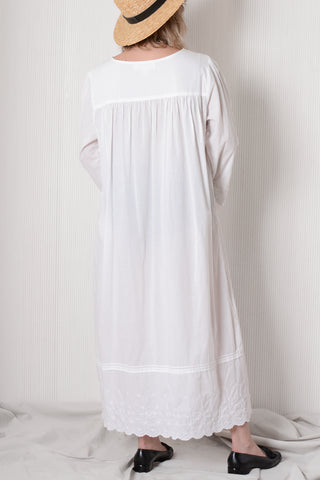 Cottage Ivory Cotton Maxi Dress