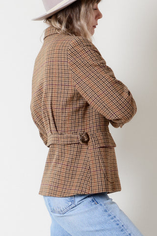 Ralph Lauren Houndstooth Wool Blazer