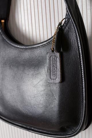 Coach Black Leather Ergo 9020 Shoulder Bag