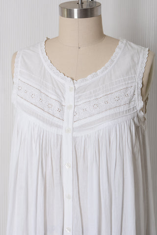 Lord & Taylor Eyelet Lace Pintuck Dress