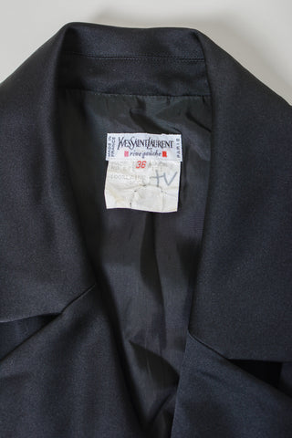 Yves Saint Laurent Rive Gauche Wool Wrap Dress