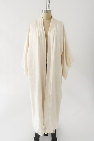 Stunning Ivory Jacquard Kimono